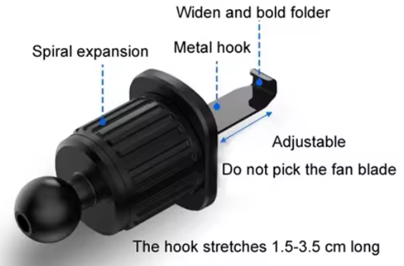 Car Phone Holder - Air Vent Mount
